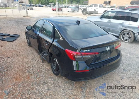 2023 Honda Civic Touring z USA, uszkodzony, nr VIN 2HGFE1F91PH320653